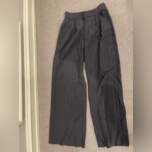abercrombie grey trousers